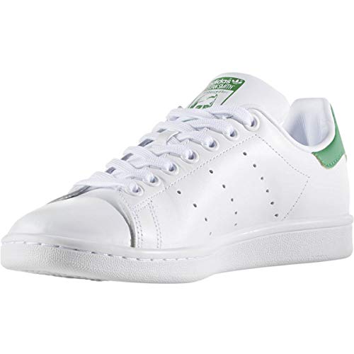 adidas Originals Damen Stan Smith Turnschuh, Schuhe Weiß/Grün, 40 EU