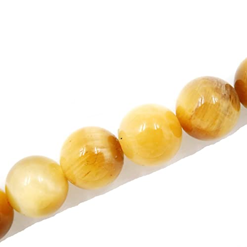 Fukugems Naturstein perlen für schmuckherstellung, verkauft pro Bag 5 Stränge Innen, Golden Tiger Eyes Stone 8mm