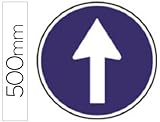 Piktogramm SYSA Straßenschild obligatorisch aus verzinktem Stahl 500 mm