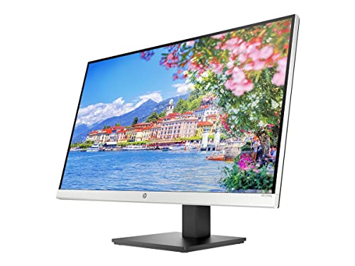 HP 27mq Monitor (27 Zoll/ QHD IPS) Display (99% sRGB, 60Hz, höhenverstellbar, drehbar, neigbar, 5ms Reaktionszeit, VGA, HDMI) silber schwarz