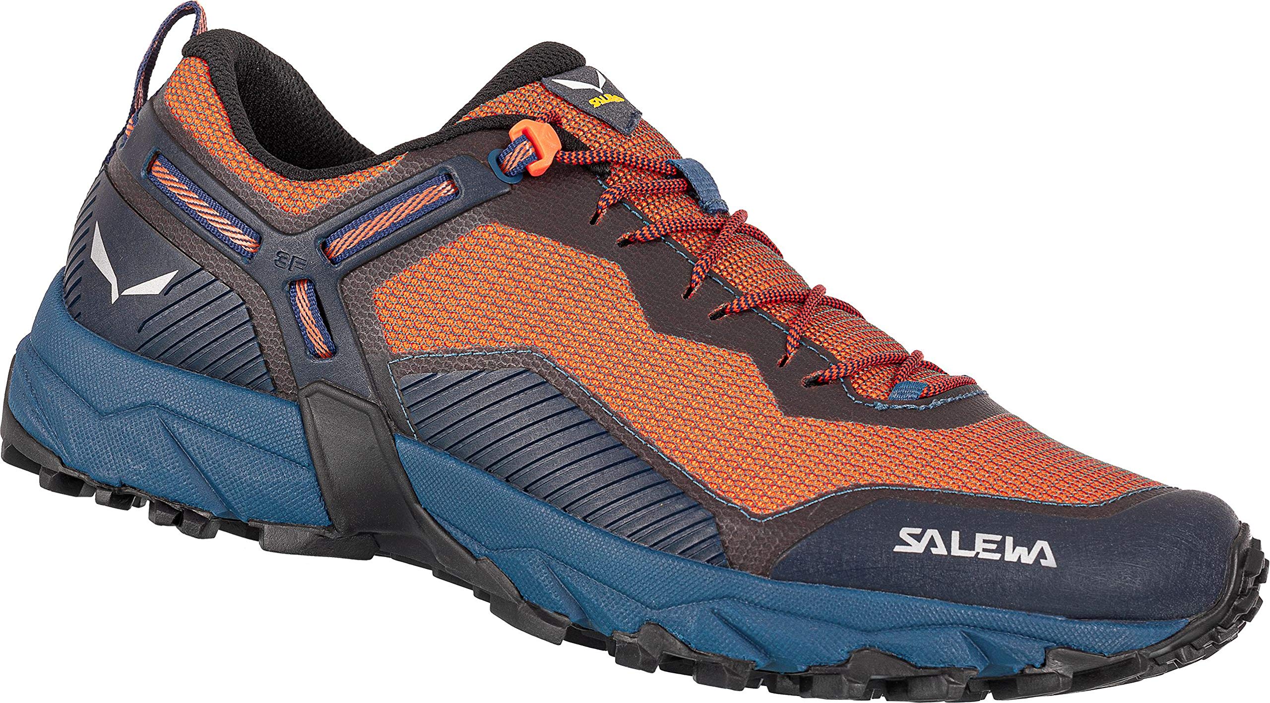 Salewa Men's Ms Ultra Train 3 Trail Running Shoes, Dark Denim Red Orange, 7.5 UK