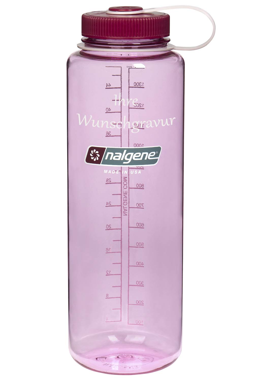 Nalgene Flasche 'Everyday Weithals' Silo - 1,5 L (Cosmo, mit Namensgravur, 1,5 Liter, 1,5 Liter)