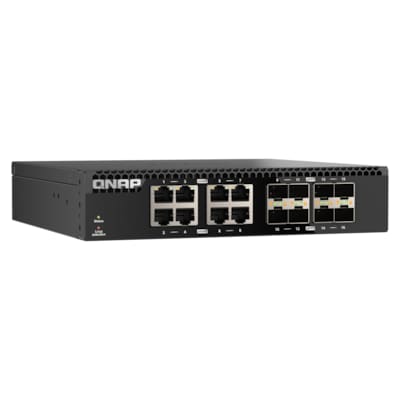 QNAP Switch QSW-3216R-8S8T | 10 Gigabit, Managed