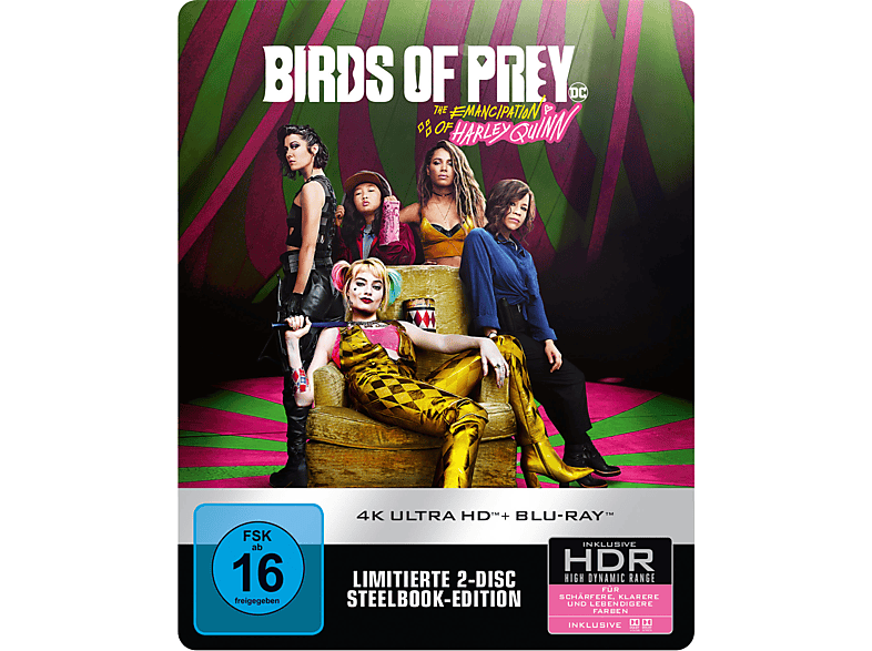 Birds of Prey - The Emancipation Harley Quinn SteelBook® 4K Ultra HD Blu-ray +