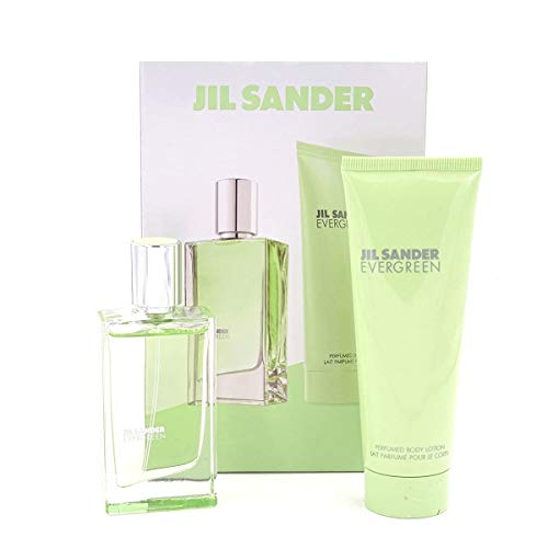 Jil Sander Evergreen femme/woman Geschenkset (Eau de Toilette,30ml+Body Lotion,75ml), 115 ml