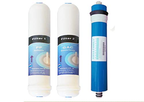 Depurtek Set mit 2 Filtern und Osmose-Membrane, für Aquarien