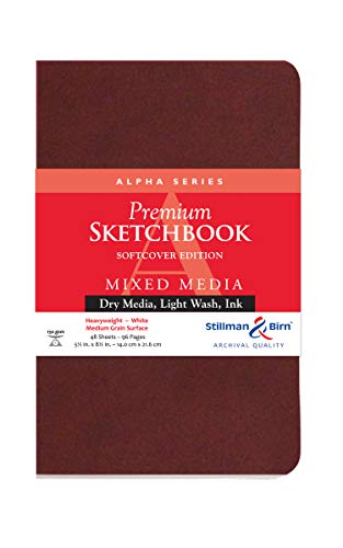 Alpha Softcover Sketchbook 5.5X8.5 by Stillman & Birn