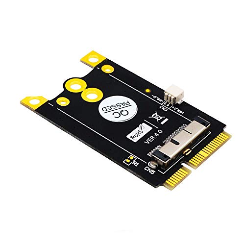 Upgrade Version Mini PCIe (mPCIe) Converter Adapter Board für Broadcom BCM943602CS BCM94360CD BCM94331 BCM94331CD BCM943224P BCM94360CSAX BCM94360CS2 WiFi und Bluetooth Karten
