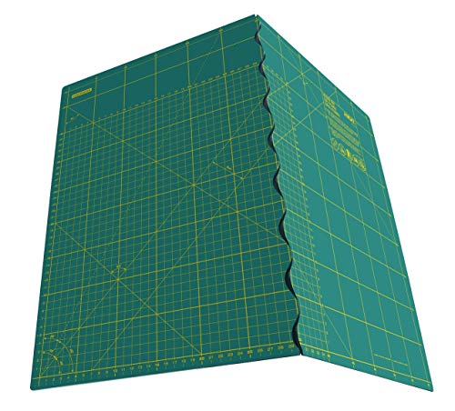 Olfa Schneidematte : Faltbare: A2, Vinyl, Grün, 31x44x1 cm