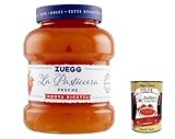 6x Zuegg La Pasticceria Pesca, Marmelade Pfirsiche Konfitüre Brotaufstriche Italien 700 g + Italian Gourmet polpa 400g