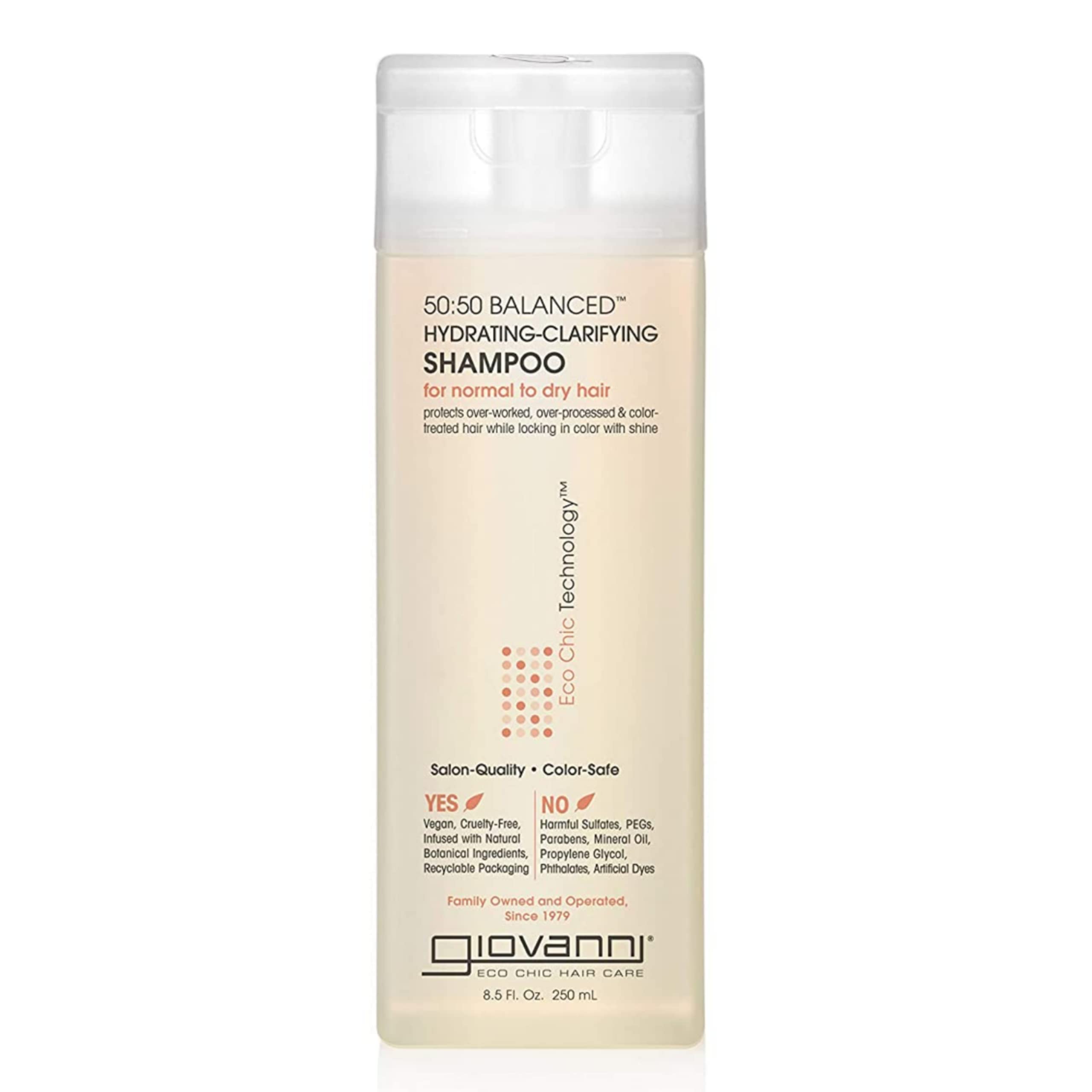 Giovanni 50:50 Balanced Hydrating Clarifying Organic Shampoo 250 ml