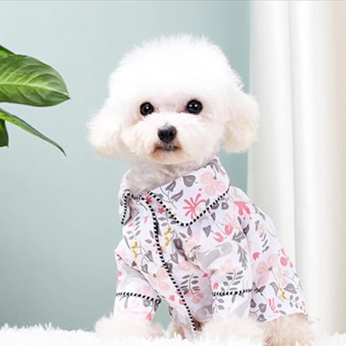 Luxuriöse Hundekleidung, modischer Hunde-Pyjama, Kleidung für kleine und mittelgroße Hunde, Yorkies, Chihuahua, Bulldoggen, Jacke, L, C