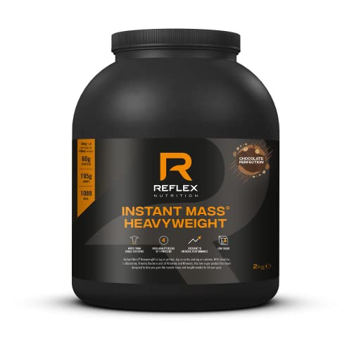 Reflex Nutrition Instant-Mass Schwergewichts Protein-Pulver – 2kg, Schokolade