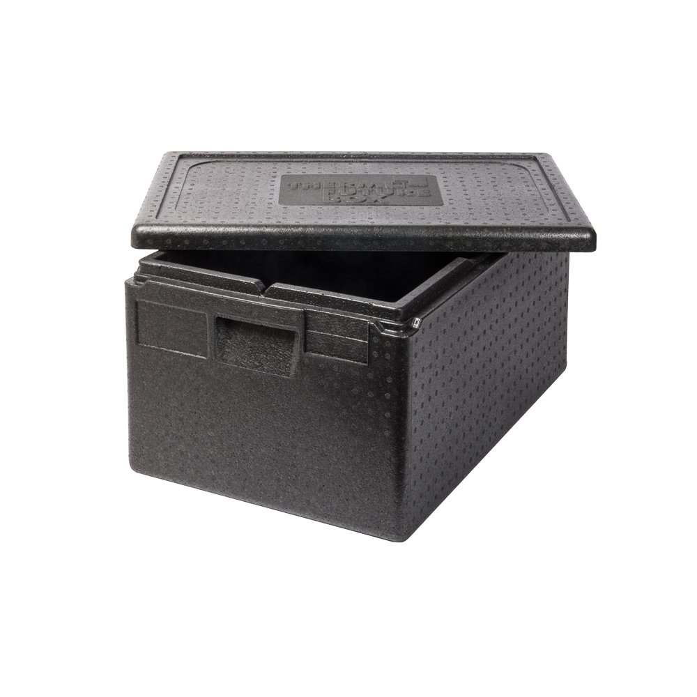 Thermo Future Box GN 1/1 Premium Thermobox Kühlbox, Transportbox Warmhaltebox und Isolierbox mit Deckel,46 Liter 60 x 40 Thermobox,Thermobox aus EPP (expandiertes Polypropylen)