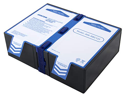 Avacom Ava-RBC123 Ersatzbatterie für APC: RBC123. Akku für USV - Besteht aus dem Long Brand Premium-Akkus. passend für Modelle BR900GI/ SMT750RMI2U und andere