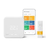 tado° smart home Thermostat (verkabelt) – Wifi Starter Kit V3+ – digitale Heizungssteuerung per App für Fußbodenheizung & Boiler – einfache Installation – kompatibel mit Alexa, Siri & Google Assistant