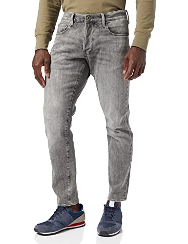 G-STAR RAW Herren 3301 Straight Tapered Fit Jeans, Blau (Worn In Azure B631-A795), 35W / 36L