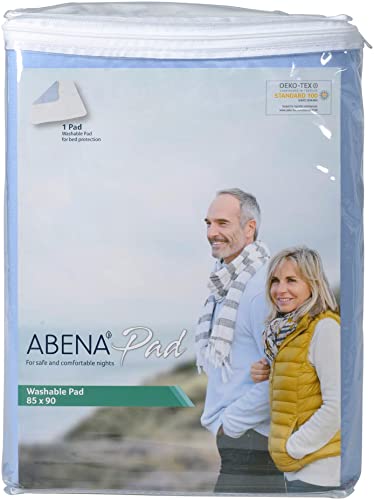 Abena Pad – atmungsaktive waschbare Unterlage für leichte Inkontinenz, 45 x 45 cm, Saugfähigkeit 500 ml, 1 Stück
