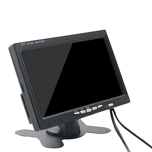 JUJNE Mini TV 7 HD Monitor 800X480 Tragbare Auto LCD Bildschirme DVD/CMMB EingäNge für Pkw LKWs