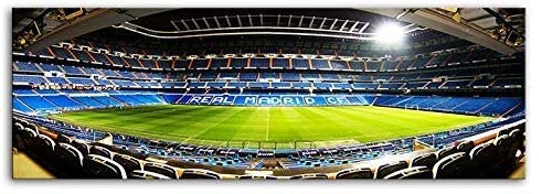 jvmoebel Real Madrid Fußball Stadion 16:9 Aufnahme Bild Bilder Gemälde G93512