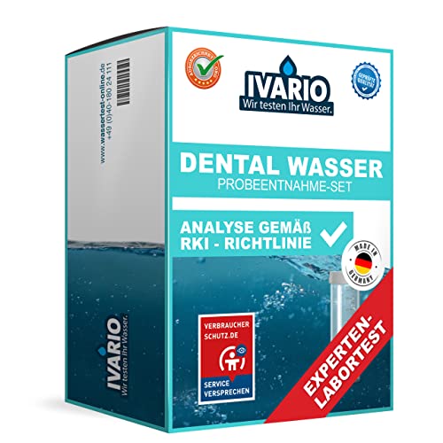 Labor-Wasseranalyse für Dentaleinheiten - Zahnarztpraxis (RKI/KRINKO)/Express-Analyse im Fachlabor/24h-Versand/kostenlose Expertenberatung/Eigenständige Probenahme