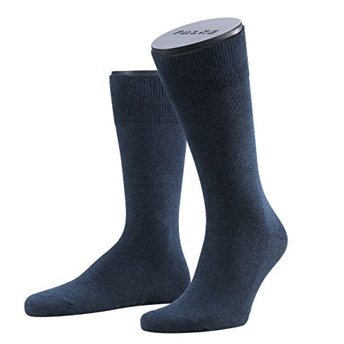FALKE Herren Family M SO Casual Socken, Blau (Navy Blue Melange 6490), 39-42