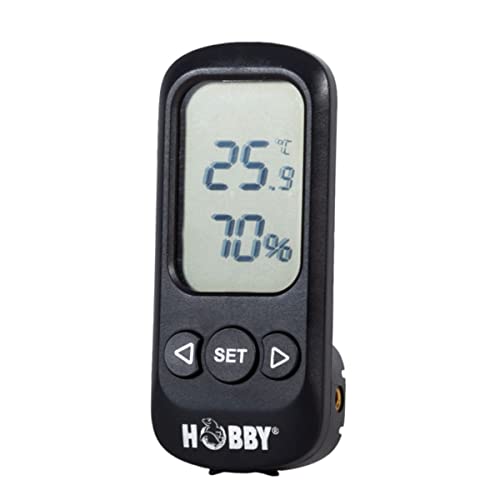 Hobby Terra Check, digitales Hygrometer/Thermometer mit Saugnapf