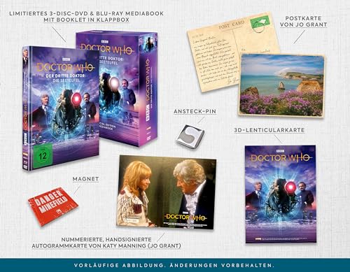 Doctor Who: Der Dritte Doktor - Die Seeteufel (Limited Special Edition, DVD/BD Combi) - AMAZON exklusiv