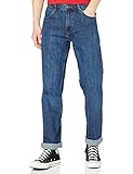 Wrangler Herren Authentic Straight Jeans, Dark Stone, 38W / 34L