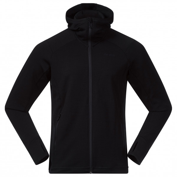 Bergans - Ulstein Wool Hood Jacket - Wolljacke Gr S schwarz