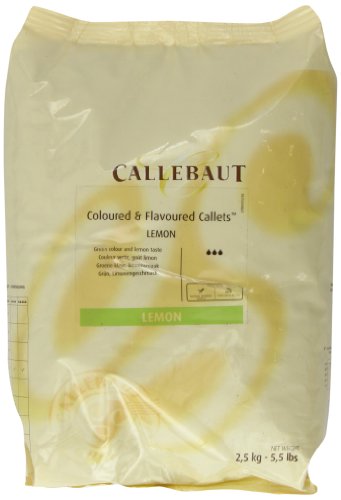 Callebaut Schokolade Zitrone Geschmack Easi-Melt Knöpfe Callets 2,5 Kg