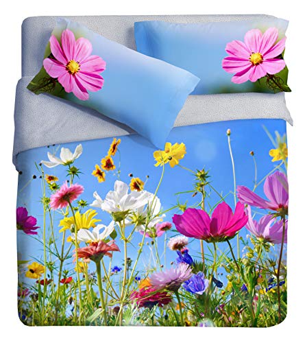 Ipersan Campo Bettwäsche mit Fotodruck Fine Art Baumwolle Organic Mehrfarbig