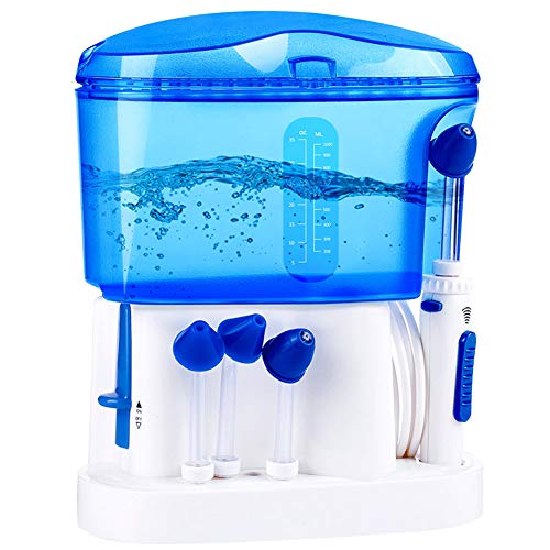 Elektrischer Nasenwässer + Zahnreiniger 2 in 1/Allergische Rhinitis Behandlung Nasenpflege, kann für Erwachsene, Kinder verwendet werden,Blue