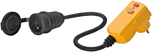 Brennenstuhl 1132731 Adapter mit Verlängerungskabel 16 A/230 V + Stecker IP44 10 mA 0,5 m H07RN-F 3 G1,5