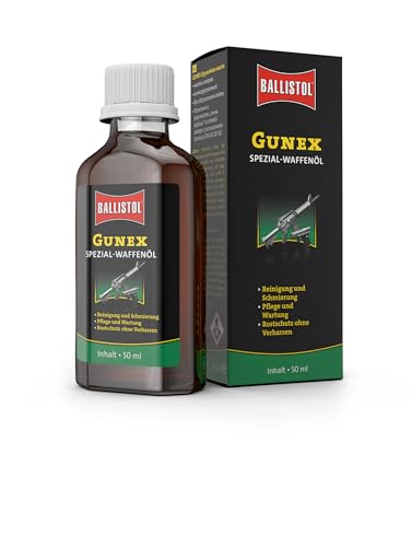 Bodoschmidt.com Unisex – Erwachsene Waffenpflege Gunex Waffenöl Ölflasche, Mehrfarbig, 12 Stück