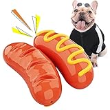 yuxiaoyu Hundespielzeug Kauspielzeug Hundewurst – Zähne Stick Pet Crunch Spielzeug Hund Zahnreinigung Spielzeug Robust und langlebig interaktives Hundespielzeug geeignet für mittelgroße und große