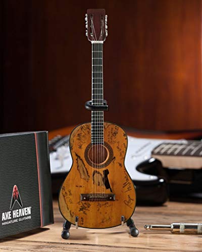 AXE HEAVEN Willie Nelson Signature Akustik-Mini-Gitarre, Naturholz, Miniatur