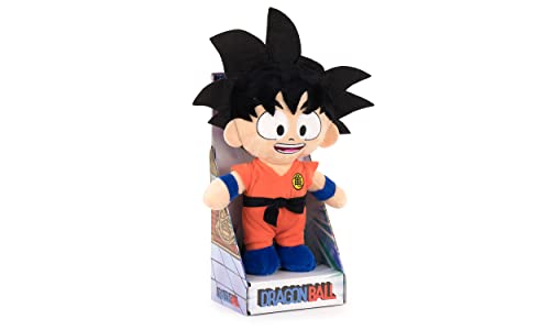 Dragon Ball Charakter Kuscheltier 28cm - Goku, Muten Roshi, Krillin, Puar - Super Soft Qualität (28cm mit Display, Goku)