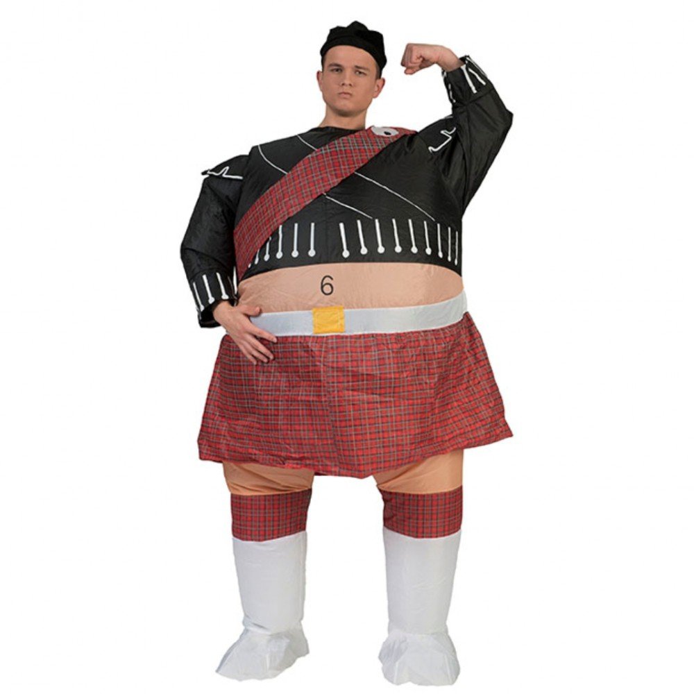 Aufblasbares Kostüm Schotte Scott Airsuit Kostüm AirSuits Fasching Schottland
