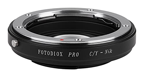 Fotodiox Pro Lens Mount Adapter, Contax/Yashica (C/Y) Lens to Nikon Camera such as Nikon D1, D1H, D1X, D2H