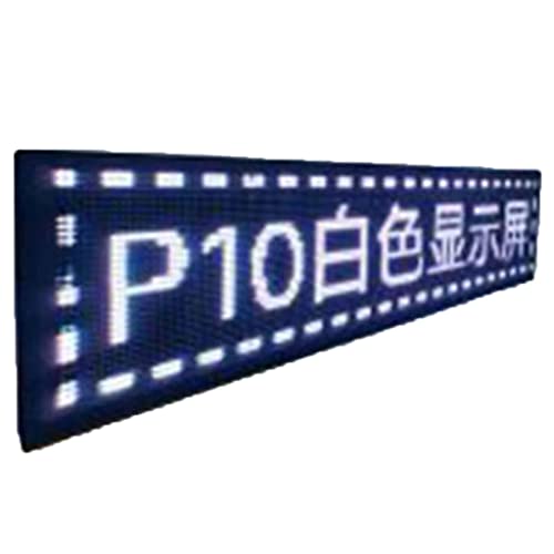 ELzEy Led Anzeige Programmierbar LED-Laufschriftanzeige LED-Schild for den Außenbereich, programmierbar for Geschäft, Restaurant, Bar, weiß FüR Auto, LKW, Text, Graffiti, Smart App (Color : Bianco,