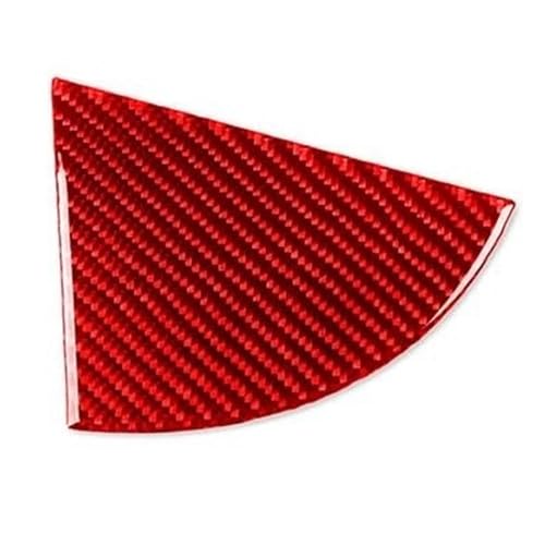 Interieur Zubehör Für Hyundai Für Veloster 2019-2023 Carbon Fiber Hinten Fenster Säule Panel Trim Auto Innen Dekorative Aufkleber Schalttafel Rahmen Trim (Farbe : Red, Size : LHD)