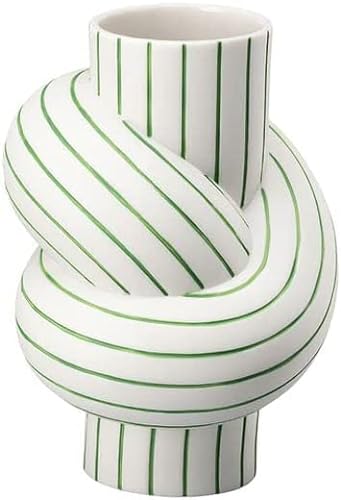 Rosenthal Node Stripes Apple Vase - Ø 8,4 cm - h 11,7 cm, Porzellan