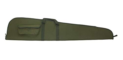 Akah Büchsenfutteral mit Tasche grün 138cm für Waffen mit Schalldämpfer