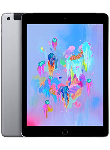 Apple iPad 9.7 (6. Gen) 32GB Wi-Fi + Cellular - Space Grau - Entriegelte (Generalüberholt)