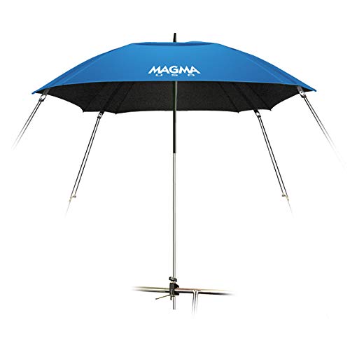Magma Unisex-Erwachsene Umbrella, Boat, Mounted, Pacific Blue, 7/8" or 1" Round Rail Products Regenschirm, Boot, Schienenmontage, 2,2 cm oder 2,5 cm runde Schiene, One Size