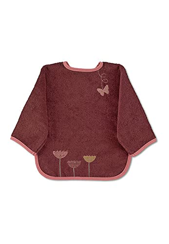 my-mosaik Sterntaler Baby-und Kinder Ärmellätzchen 100% Baumwolle personalisiert mit Namen/inklusive Bestickung (Emmily rot)