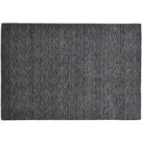 Holi | Teppich aus 100% Schurwolle | handgewebt | Größe: 60 x 90 cm | Farbe: Dunkelgrau | THEKO