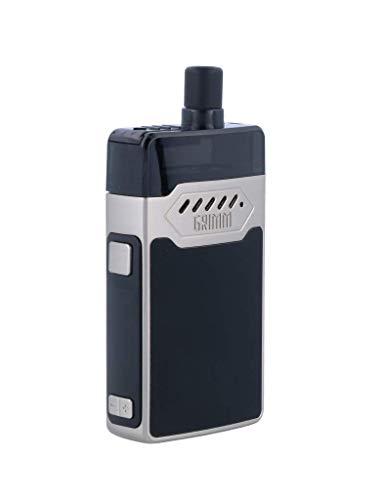 Grimm E-Zigarette mit 1200mAh - max. 30 Watt - 3ml Tankvolumen - von Hellvape - Farbe: silber-schwarz-resin