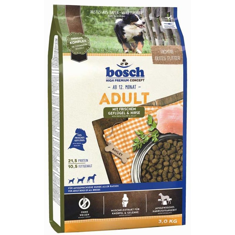 Bosch Adult Gefl�gel & Hirse - 15 kg (2,93 &euro; pro 1 kg)